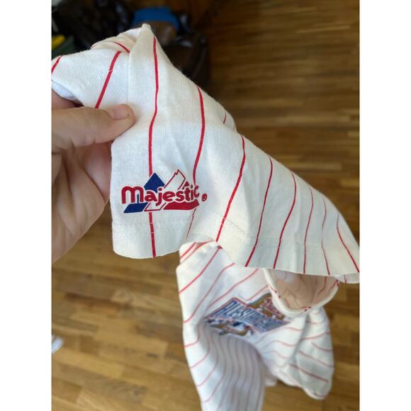 Vintage Phillies 1996 All-Star pinstripes button up shirt - Picture 11 of 11